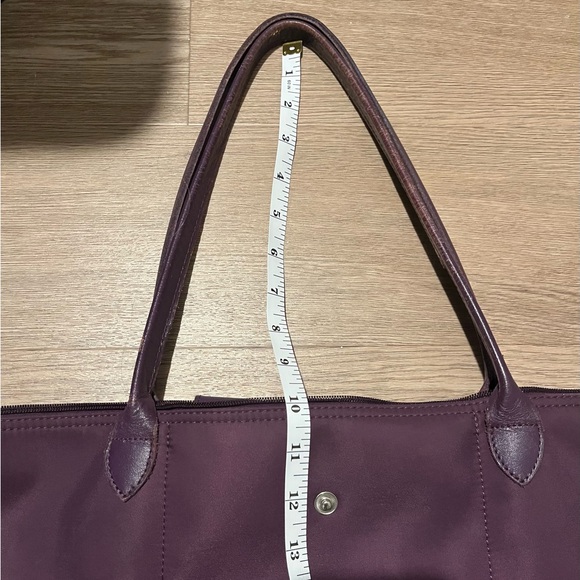 Longchamp Purple Le Pliage Tote - Picture 7 of 8